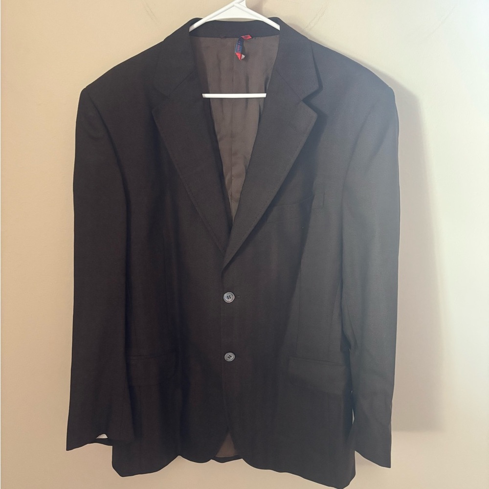 Ermenegildo Zegna Classic Brown Men's Blazer 52/42